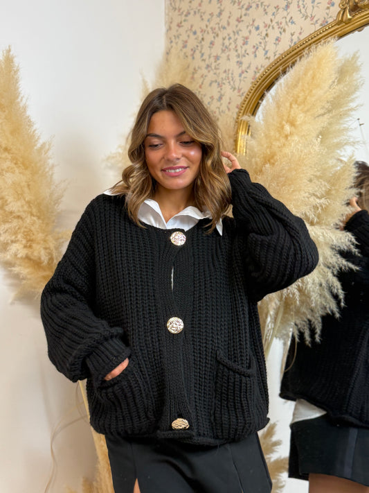 Gilet à crochet « NINA »♡