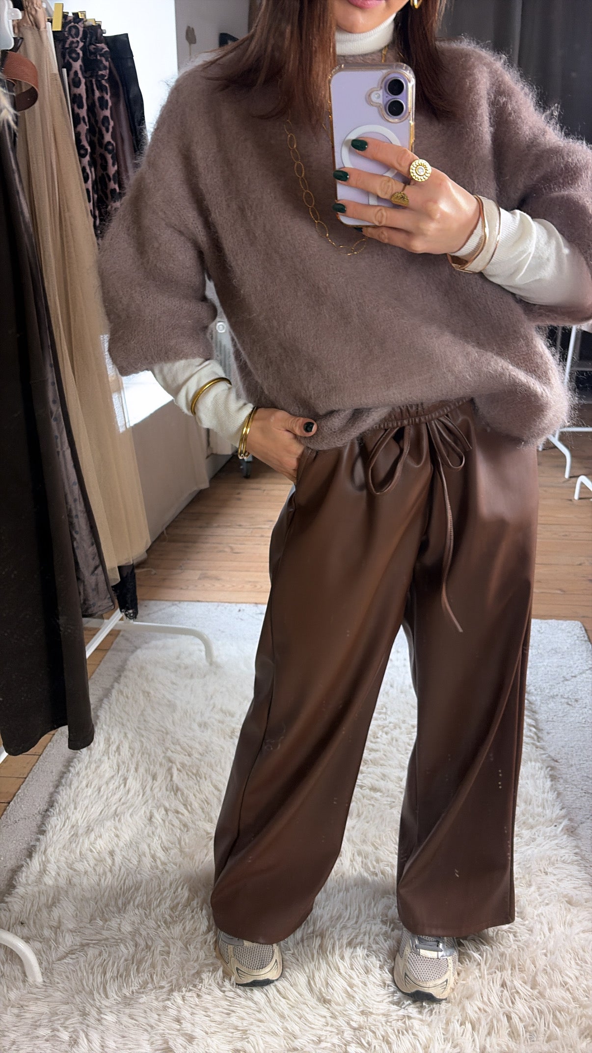 Pantalon similicuir KEZZY
