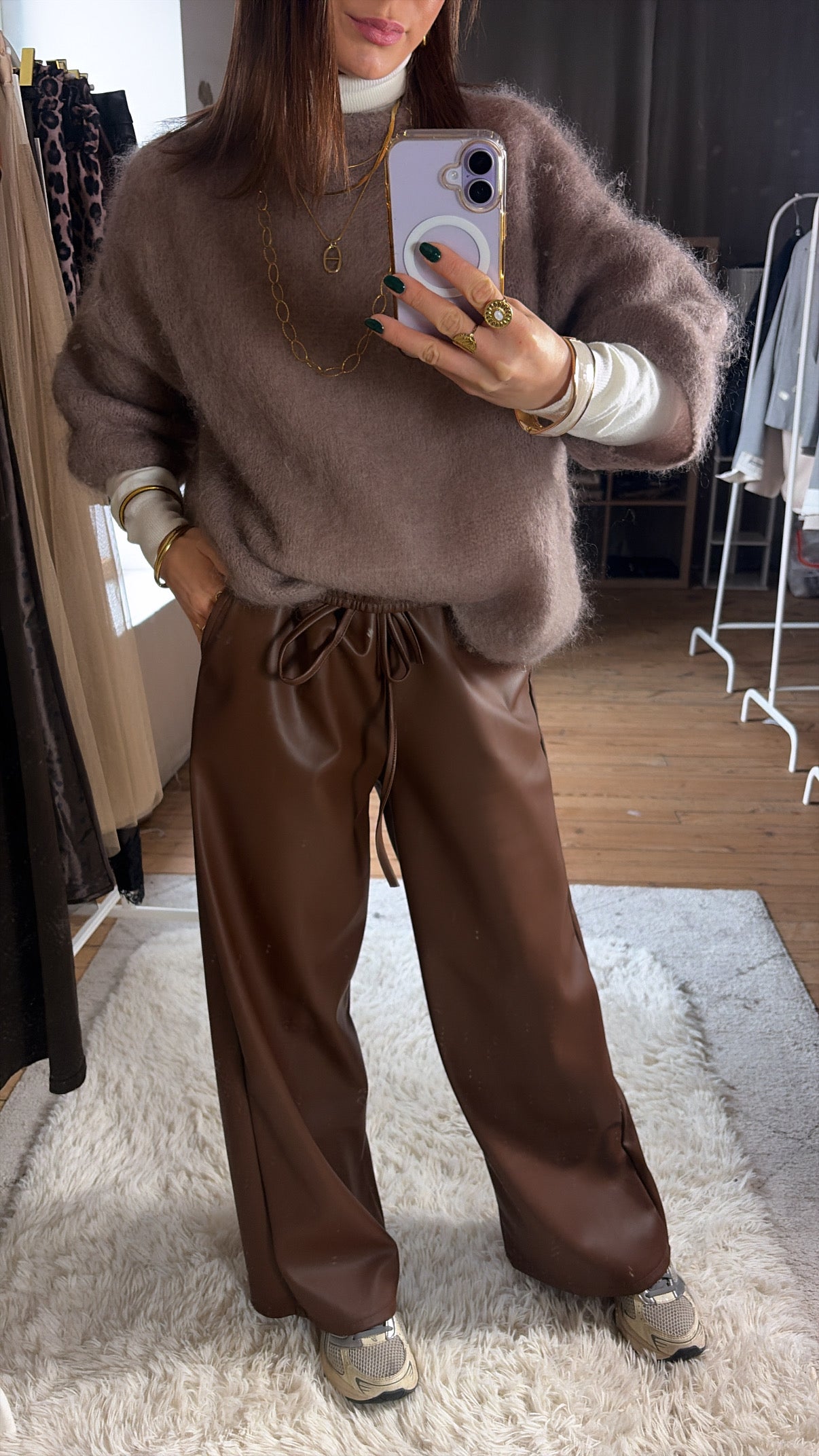 Pantalon similicuir KEZZY