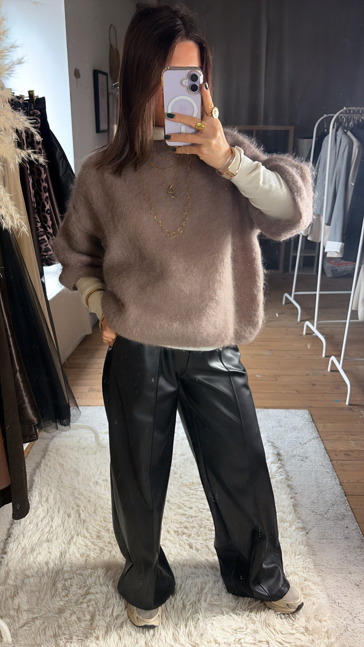 Pantalon similicuir KEZZY