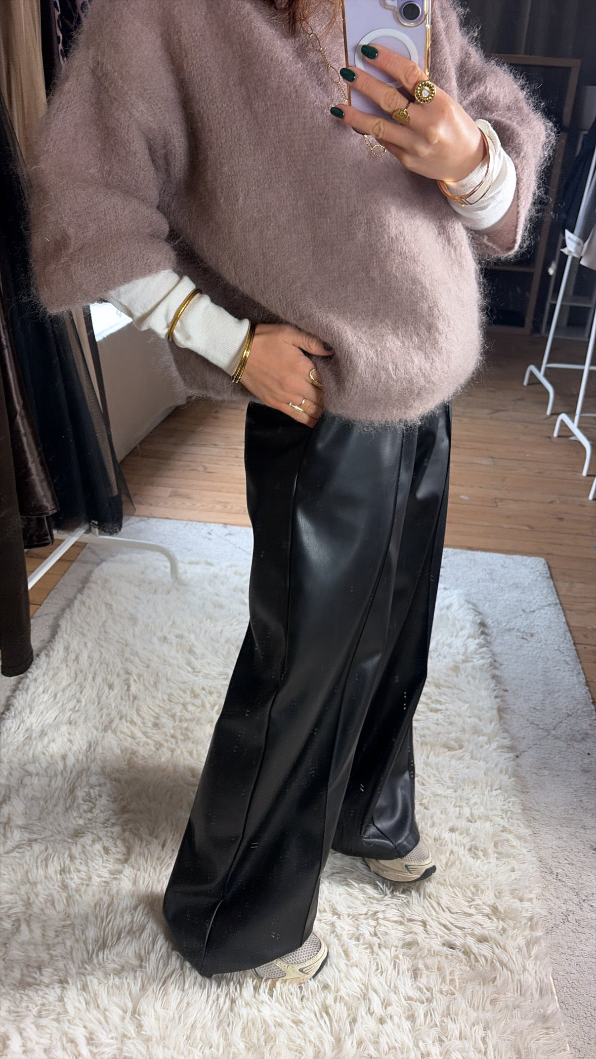 Pantalon similicuir KEZZY