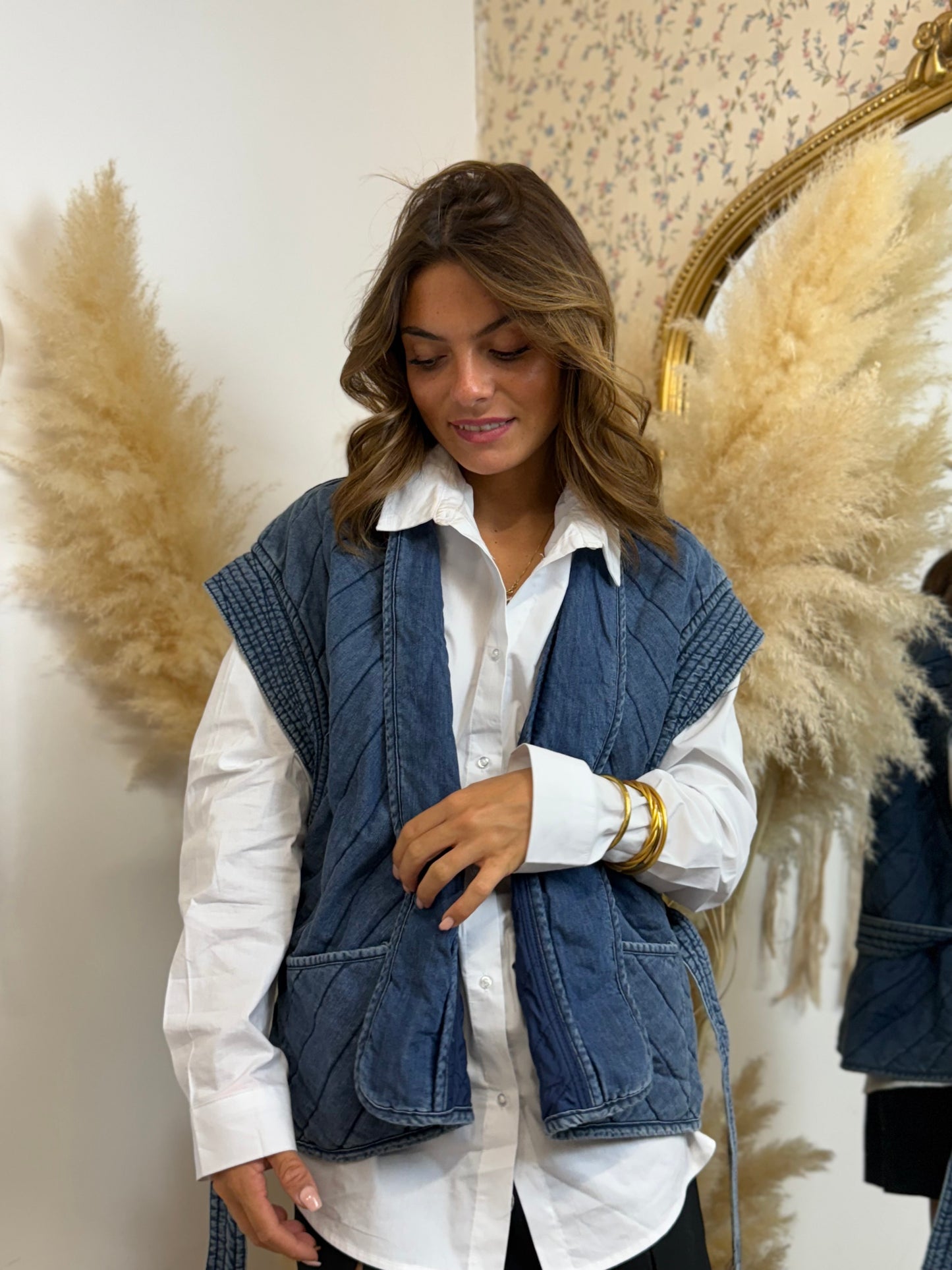 Veste sans manche « CARLA »♡