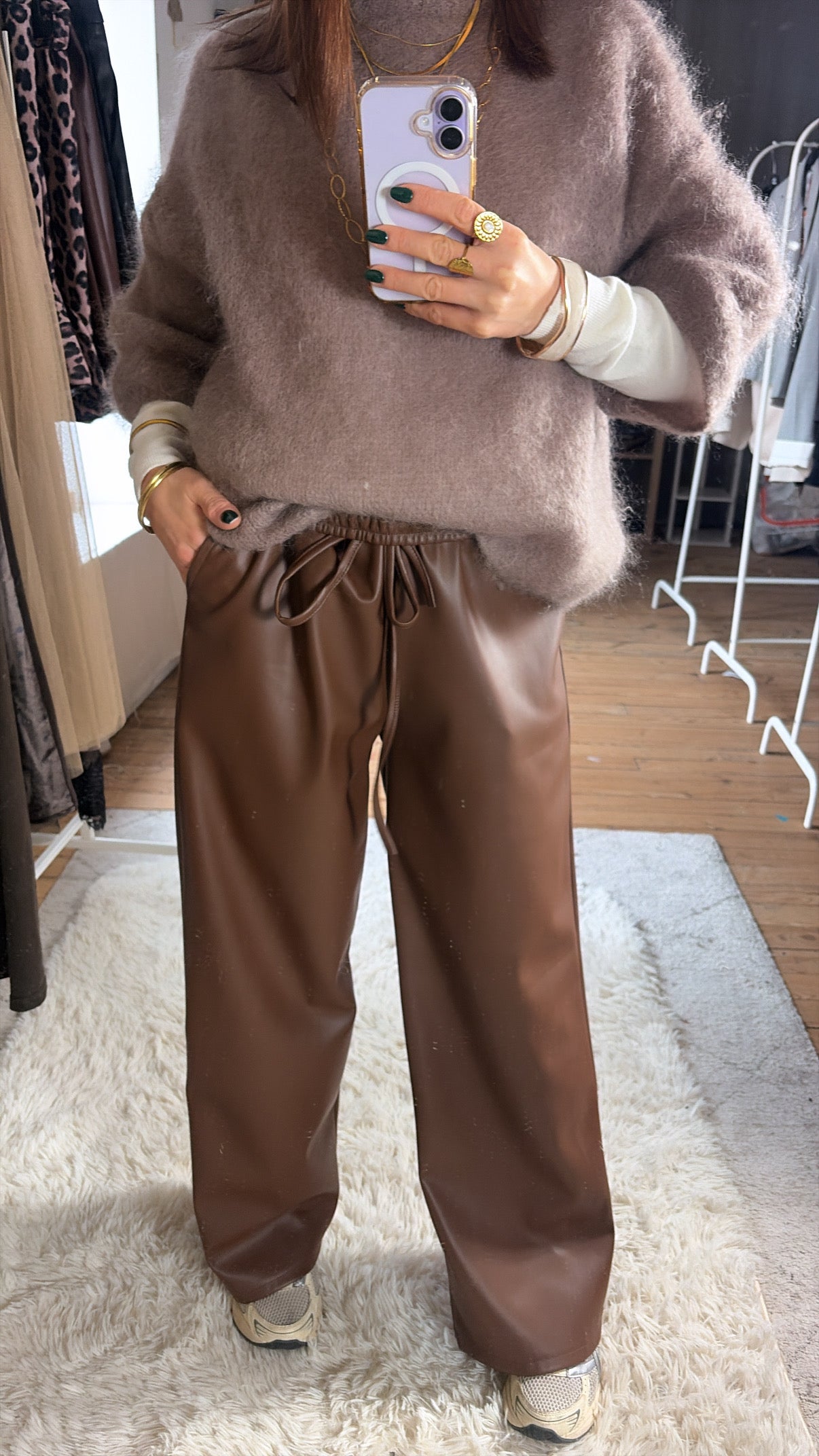 Pantalon similicuir KEZZY
